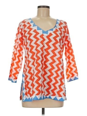 Gretchen Scott Designs 3/4 Sleeve Blouse (view 1)