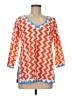 Gretchen Scott Designs Orange 3/4 Sleeve Blouse Size M - photo 1