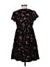 Unbranded Floral Black Casual Dress Size Lg (12-14) - photo 2