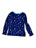 Lands' End 100% Polyester Blue Pullover Sweater Size 12 - photo 2
