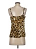 ABound 100% Polyester Gold Sleeveless Blouse Size S - photo 2
