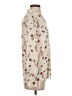 Zara Basic Print Ivory Long Sleeve Blouse Size S - photo 4