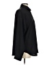 Express 100% Polyester Solid Black Long Sleeve Blouse Size S - photo 4