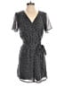 Halo 100% Polyester Polka Dots Gray Romper Size S - photo 1