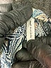 Unbranded Gray Long Sleeve Blouse Size S - photo 7
