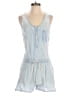 Aaron & Amber Solid Blue Romper Size S - photo 1