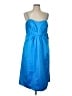 Alfred Angelo 100% Polyester Blue Cocktail Dress Size 14 - photo 1