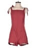 Shein Solid Red Romper Size 4 - photo 1