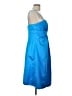 Alfred Angelo 100% Polyester Blue Cocktail Dress Size 14 - photo 4