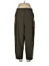 Zara Solid Green Casual Pants Size L - photo 1
