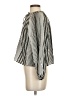Everlane Stripes Silver Long Sleeve Blouse Size XS - photo 5