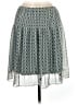 Max Studio 100% Polyester Paisley Teal Casual Skirt Size M - photo 1