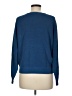 DemyLee 100% Cotton Solid Blue Pullover Sweater Size M - photo 2