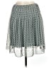 Max Studio 100% Polyester Paisley Teal Casual Skirt Size M - photo 2