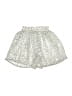 Baja Blue 100% Polyester Metallic Silver Shorts Size M - photo 1