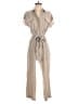 Maurices Solid Tan Jumpsuit Size S - photo 1