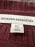 Amazon Essentials 100% Cotton Solid Burgundy Pullover Sweater Size XL - photo 7