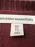 Amazon Essentials 100% Cotton Solid Burgundy Pullover Sweater Size XL - photo 7