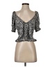 Sienna Sky 100% Polyester Gray 3/4 Sleeve Blouse Size XS - photo 1