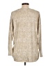 New Directions Tan Long Sleeve Blouse Size L - photo 2