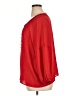 Ann Taylor LOFT Outlet 100% Polyester Red Long Sleeve Blouse Size XL - photo 5