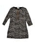 Les Tout Petits Animal Print Brown Dress Size 10 - photo 1
