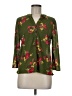 Assorted Brands Floral Green 3/4 Sleeve Blouse Size M (estimated) - photo 1