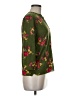Assorted Brands Floral Green 3/4 Sleeve Blouse Size M (estimated) - photo 4