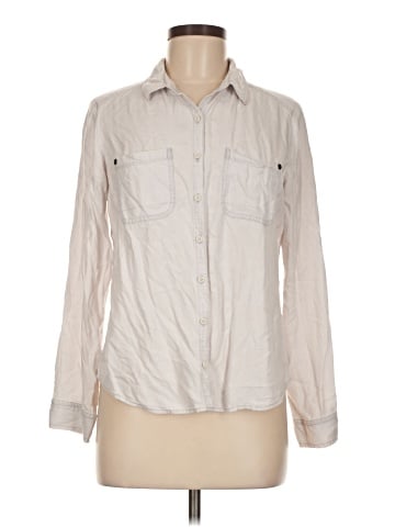 Rubbish Long Sleeve Button-Down Shirt (view 1)
