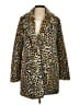 Unbranded 100% Polyester Animal Print Gold Coat Size XS - photo 1