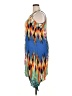 Mlle Gabrielle Print Blue Casual Dress Size 2X - photo 5