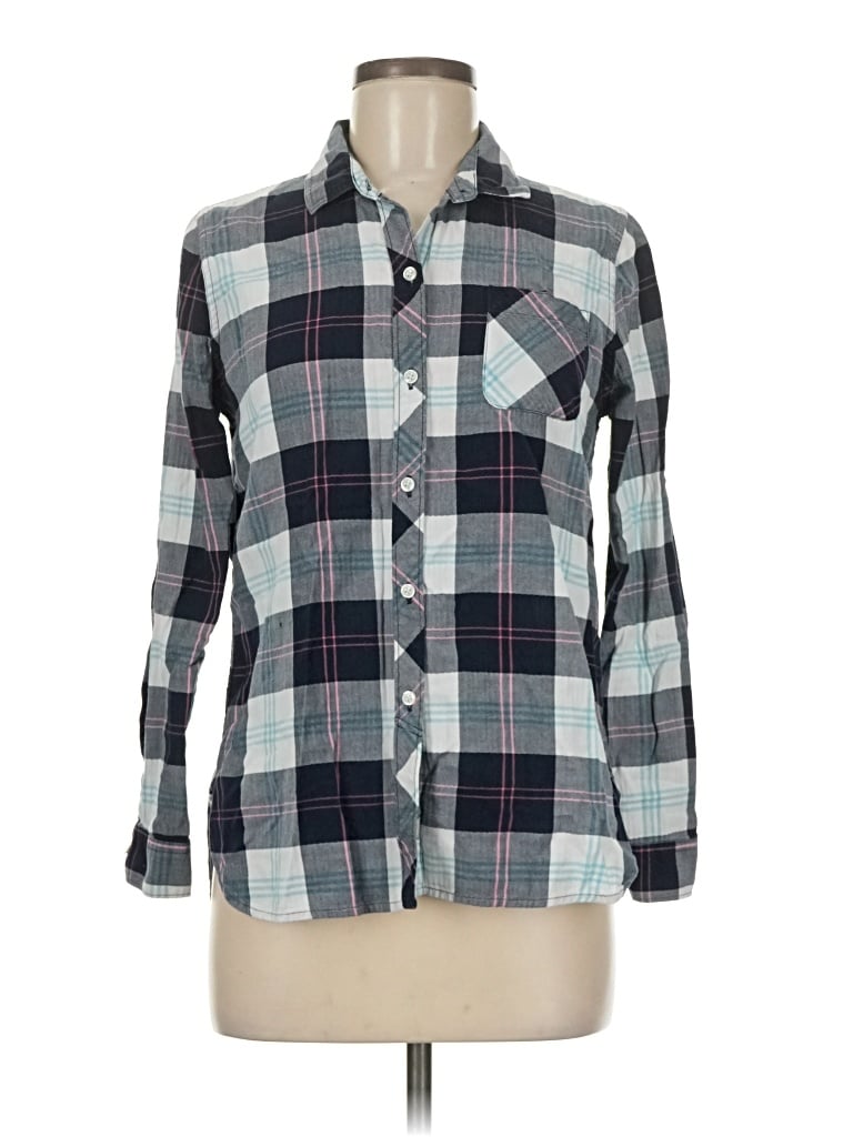 Pre-owned Barbour Long Sleeve Button Down Shirt In Gray
