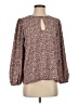 J.Crew 100% Polyester Brown Long Sleeve Blouse Size S - photo 1
