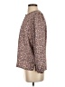 J.Crew 100% Polyester Brown Long Sleeve Blouse Size S - photo 5