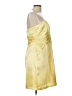 David's Bridal 100% Polyester Yellow Cocktail Dress Size 14 - photo 4