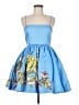 ALEMAIS Tropical Blue Cocktail Dress Size 6 - photo 1