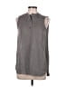 Vince. Gray Sleeveless Button-Down Shirt Size L (estimated) - photo 1