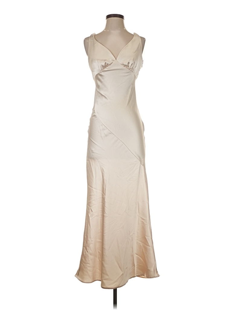 Pre-owned Assorted Brands Cocktail Dress In White