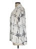 Halogen 100% Polyester Silver Long Sleeve Blouse Size L - photo 5