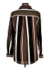 Unbranded Stripes Brown Long Sleeve Blouse Size L - photo 2