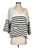Zara Stripes Ivory Pullover Sweater Size S - photo 1