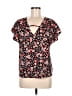 Shein Black Short Sleeve Blouse Size 6 - photo 1