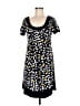 Studio Print Black Casual Dress Size 8 - photo 1