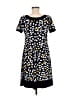 Studio Print Black Casual Dress Size 8 - photo 2
