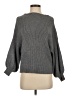 Line & Dot Solid Gray Turtleneck Sweater Size S - photo 1
