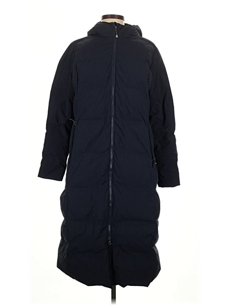 Pre-owned Eddie Bauer Coat In Blue