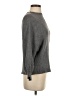 Line & Dot Solid Gray Turtleneck Sweater Size S - photo 4