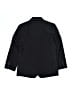 Johnnie Lene 100% Polyester Chevron-herringbone Black Blazer Size 8 - photo 2