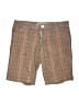 O'Neill Plaid Brown Khaki Shorts Size 24 waist (estimated) - photo 1