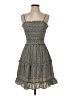 Sienna Sky 100% Polyester Polka Dots Gray Casual Dress Size S - photo 1